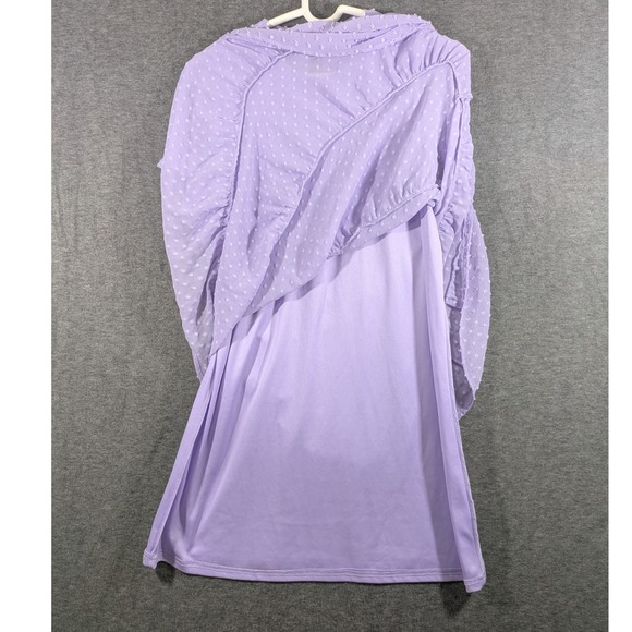 Altard State Purple‎ Embroidered Baby Doll Dress Lined Romantic Coquette Size M - Picture 3 of 10